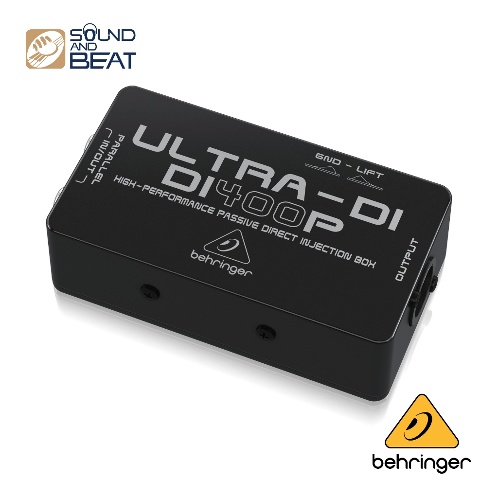 BEHRINGER DI400P ULTRA DI Passive ไดเร็คบ็อก ดีไอ เหมาะสำหรับใช้งานกับเครื่องดนตรี ช่วยลดสัญญาณรบกวน