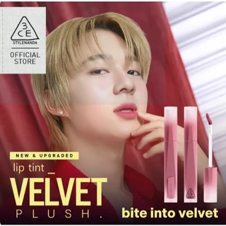 [Nunew's Pick] 3CE Velvet Lip Tint Plush ทรีซีอี เวลเวท ลิป ทิ้นท์ พลัช 4 กรัม ลิปทิ้นท์กำมะหยี่เนื้อนุ่มสุดไอคอนิก
