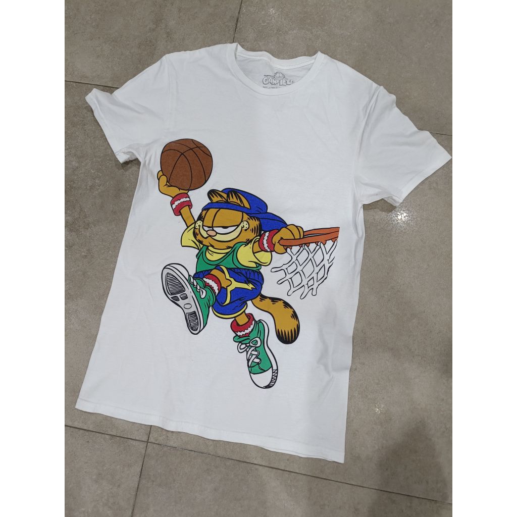 เสื้อ Garfield Basketball Jumbo Print T-Shirt