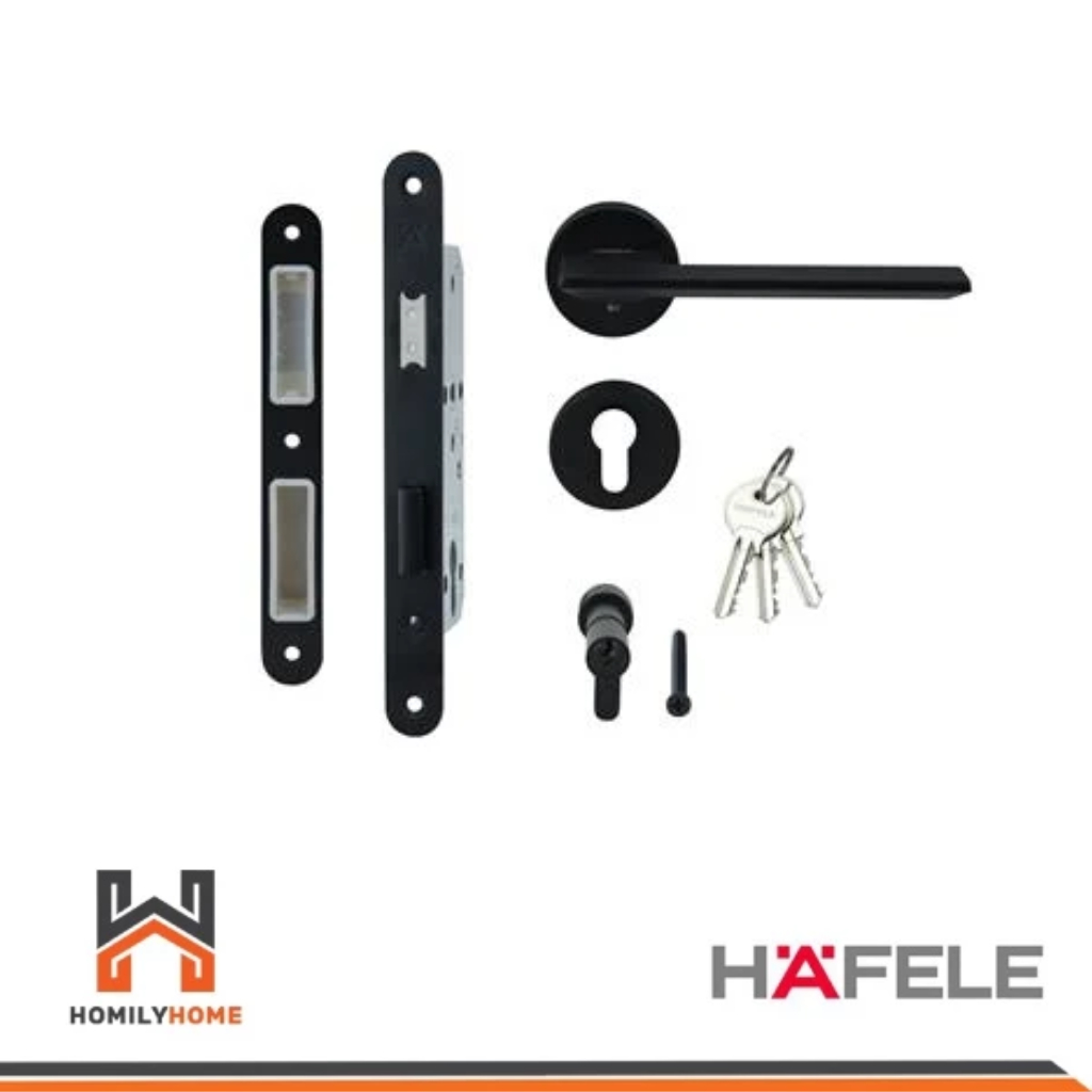 HAFELE มือจับก้านโยก ซิงค์อัลลอยด์ห้องทั่วไป 489.11.133 สีดำด้าน 489.11.131 สีนิกเกิลซาติน