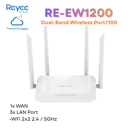 Mesh Router RG-EW1200 1200M เราเตอร์ไร้สายแบบDual-Band