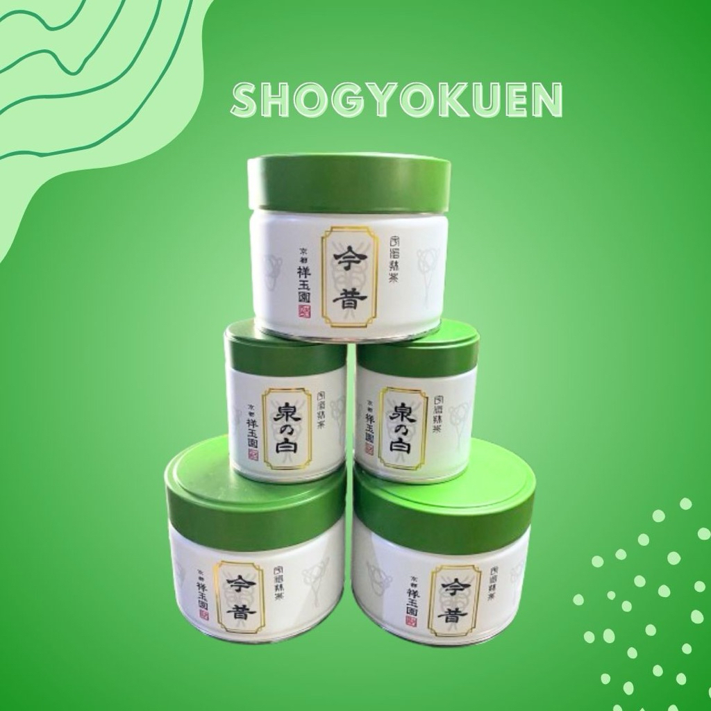 [พร้อมส่ง] SHOGYOKUEN - Ima mukashi, Izumi no Shiro มัทฉะเกรดพิธี จากญี่ปุ่น