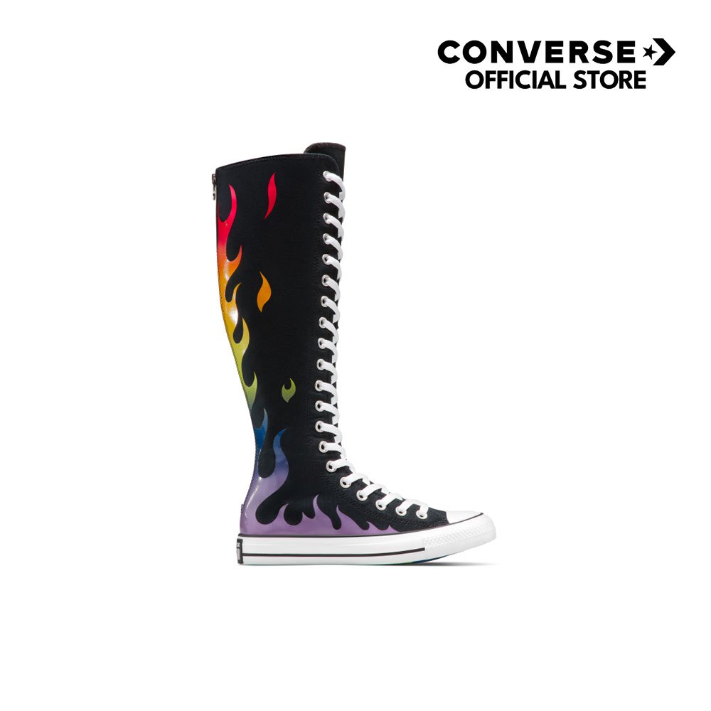 CONVERSE รองเท้าผ้าใบทรงบูทหุ้มสูงถึงเข่า Chuck Taylor All Star XXHi Pride Unisex A15779CU_U5BKMC