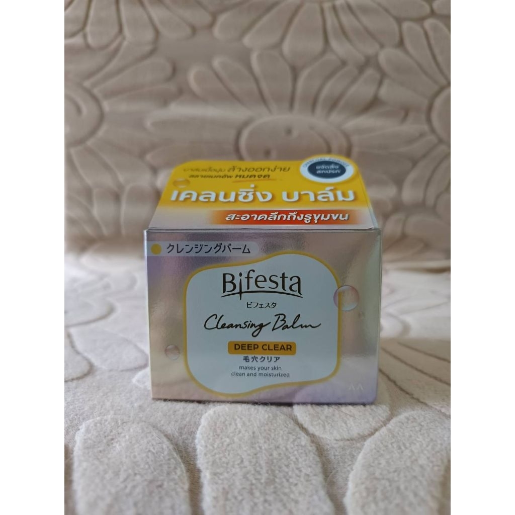 Bifesta cleansing balm deep clear 90g ผลิต 08/06/2024