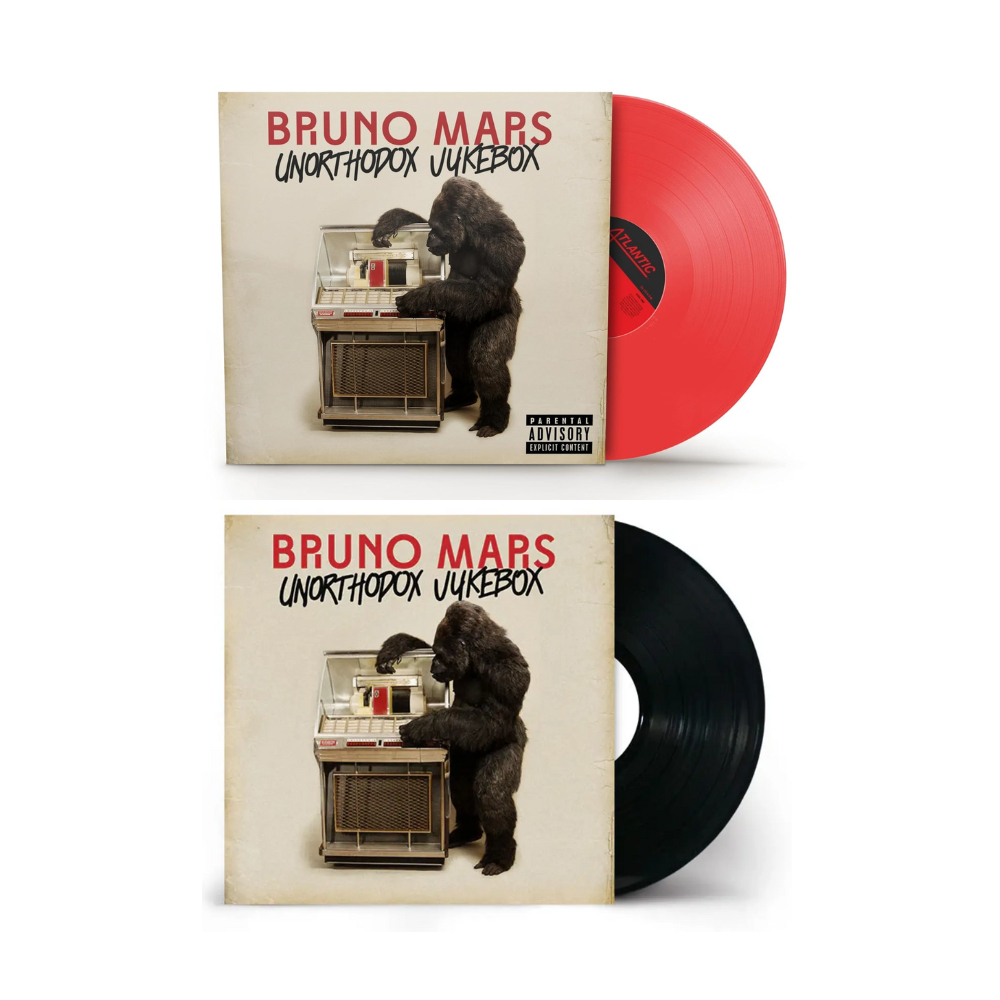 พร้อมส่ง🔥 แผ่นเสียง Vinyl LP Bruno Mars - Unorthodox Jukebox (Limited Edition Neon Coral Vinyl) [ใหม