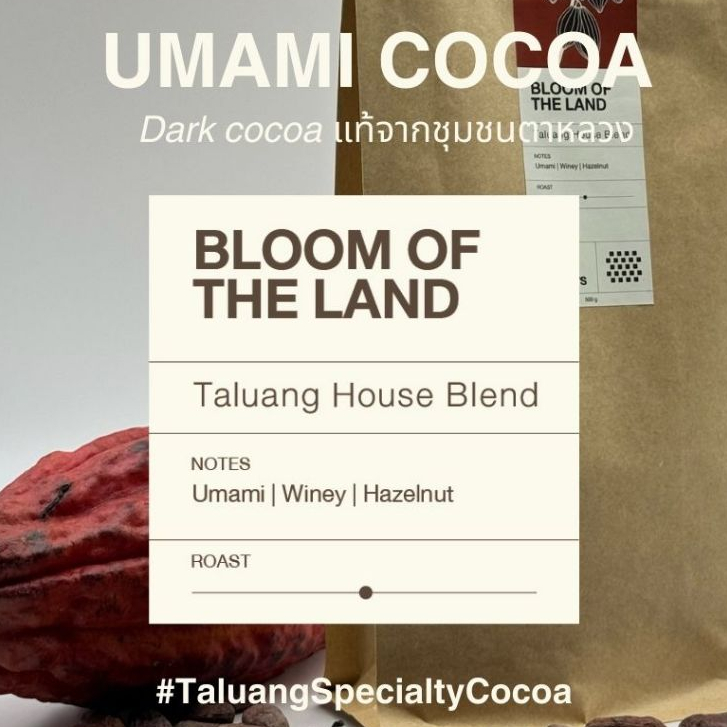 ตาหลวงโกโก้เข้มข้น 70, 80% แบบเม็ดกระดุม (TALUANG Cocoa 70, 80% Callets)