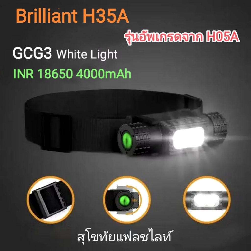 H35A รุ่นอัพเกรดจาก H05A 2000LM