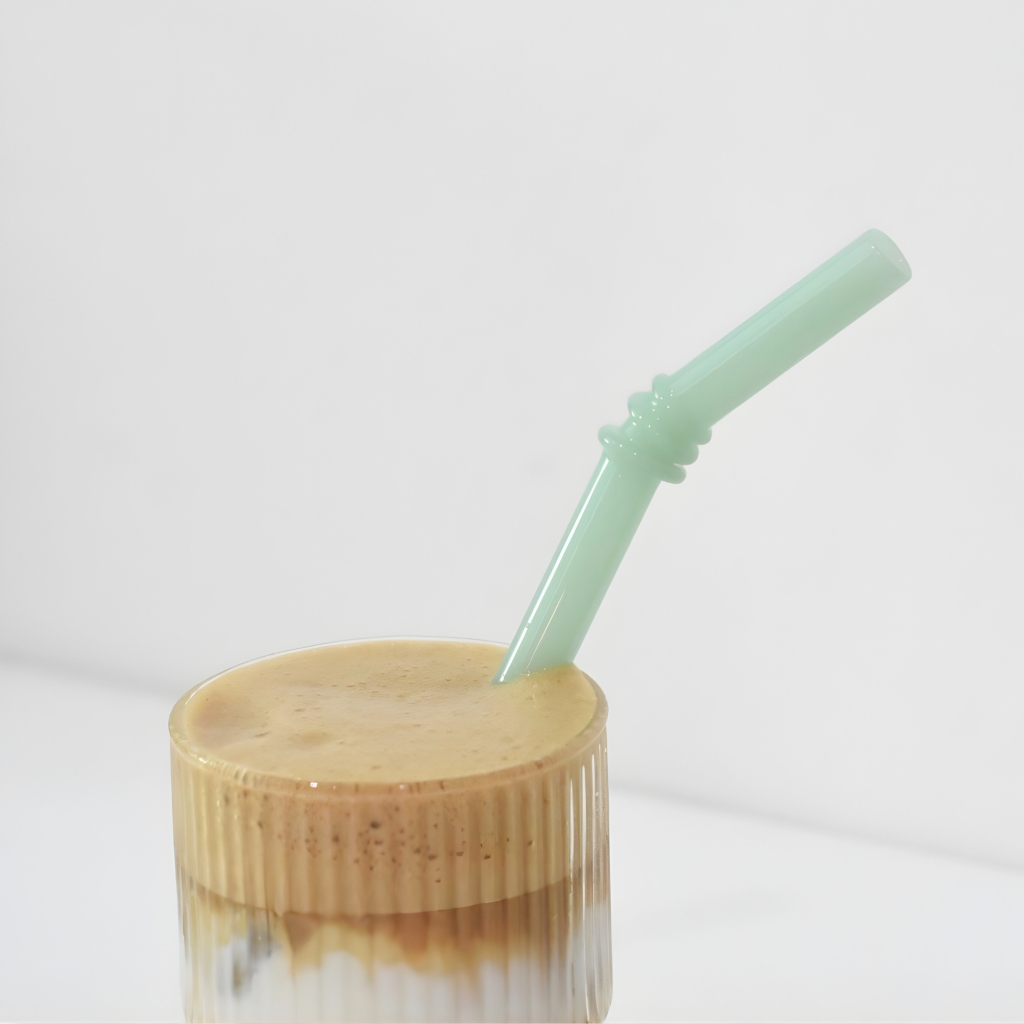 Cherie everyday straw | หลอดแก้ว สีเขียวอ่อน (Cosmo)