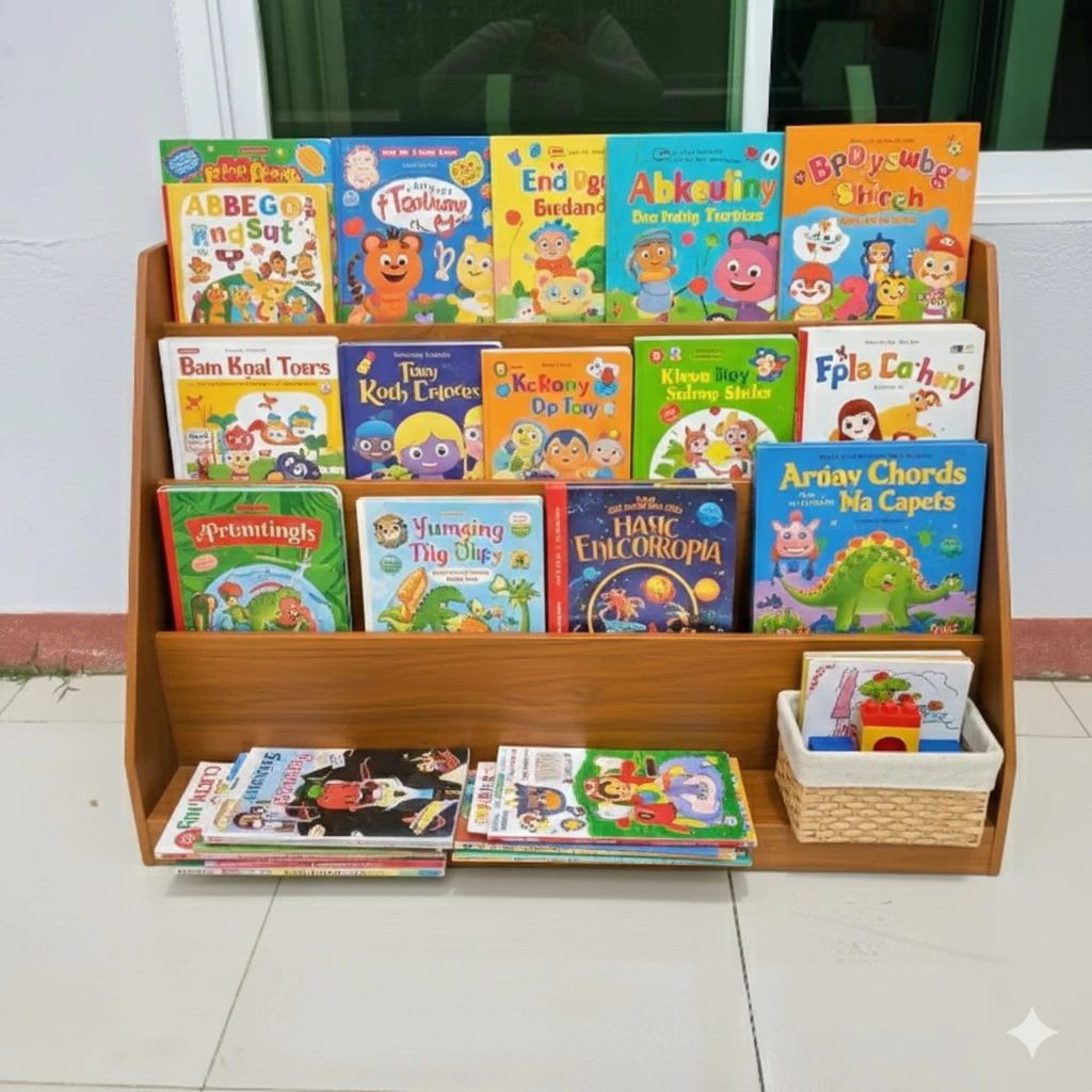 ชั้นหนังสือโชว์ 4 ชั้น ไม้สักแท้ 40x120x80 ซม. รุ่น TE170 thumbnail 6