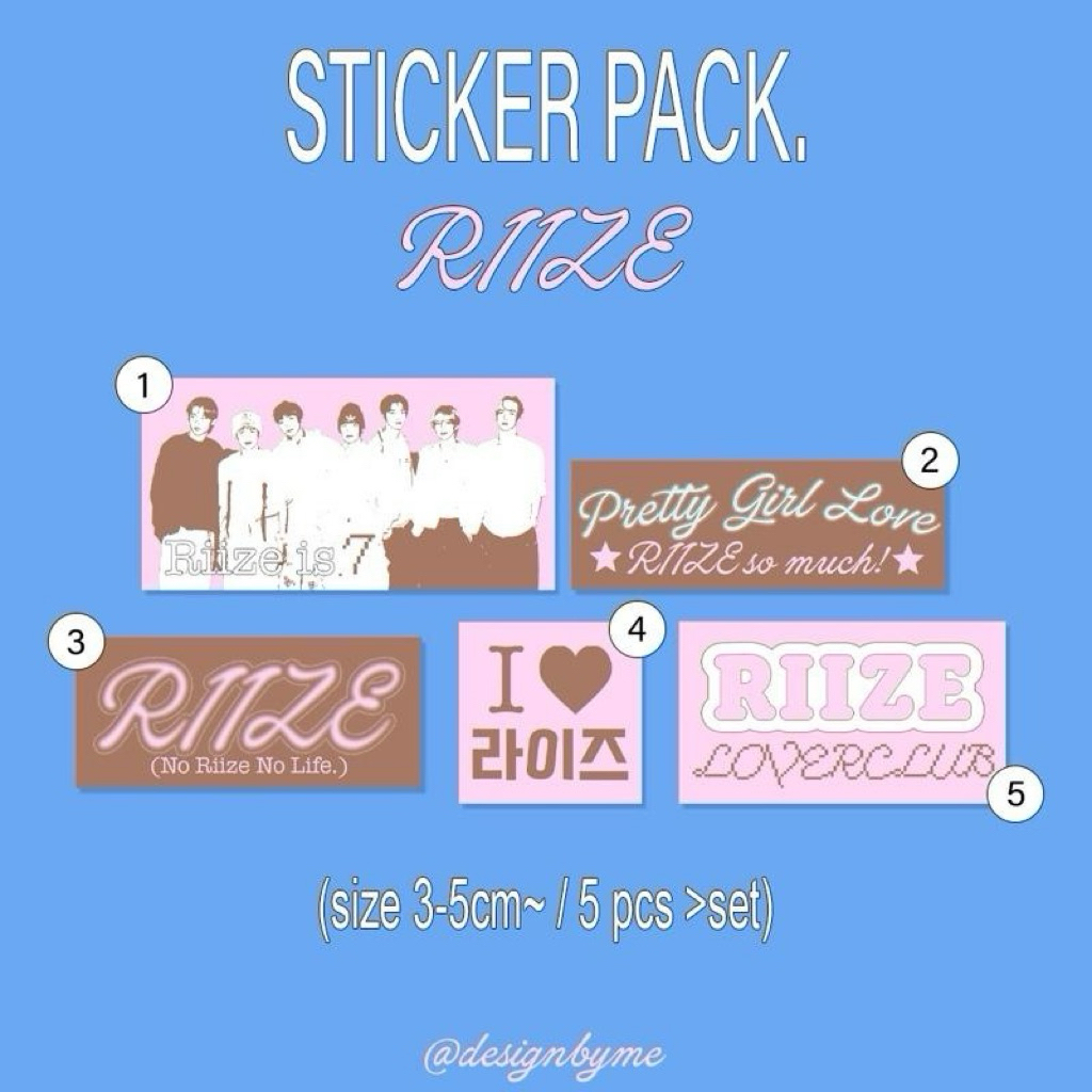 💙 Sticker SET  100% RIIZE 💙