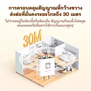 ตัวรับบลูทูธ 5.4 พร้อมสายสัญญาณเสียงขนาด 3.5 มม. เสียงคุณภาพสูง และการออกแบบปลั๊กโดยตรง