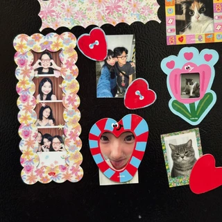 เฉพาะเฟรม หน่วยเป็น cm*amuse stuff-Lovely Magnet Frame — กรอบแม่เหล็กใส่รูปสุดคิ้วท์