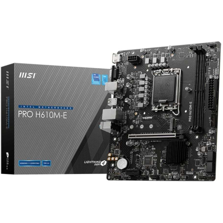 MSI PRO H610M-E DDR5 MAINBOARD