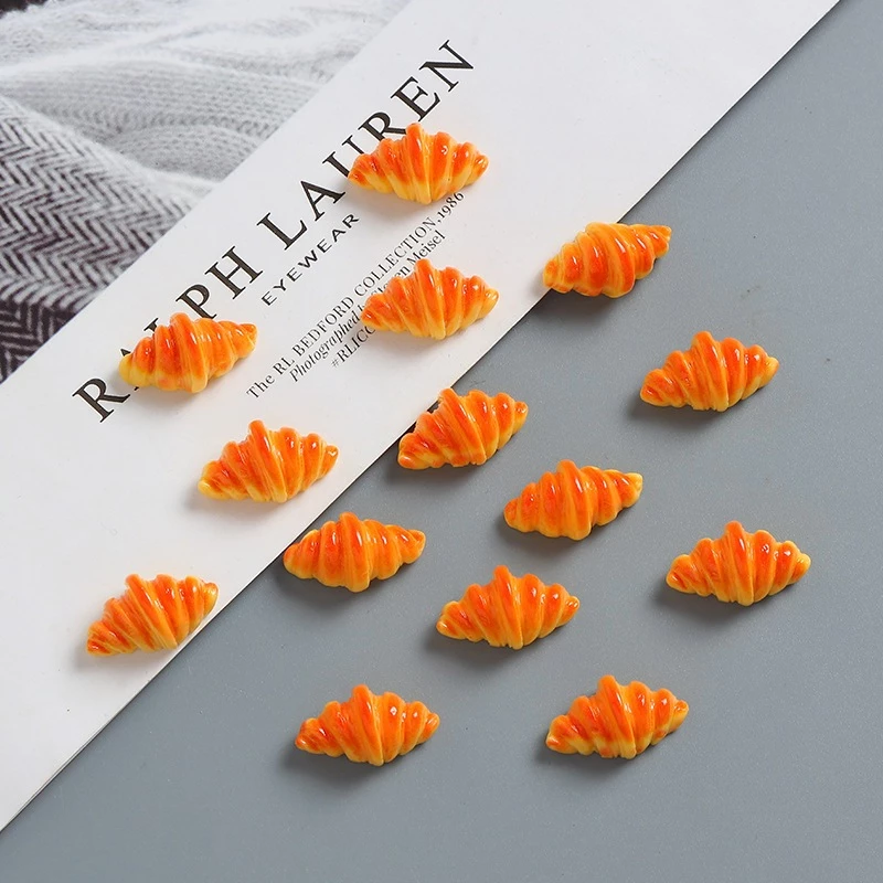 j589 ครัวซองของจิ๋วของเล่นแพ็คละ 10 ชิ้น