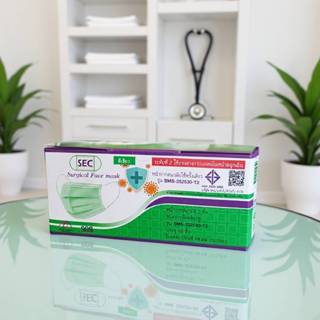หน้ากากอนามัย 3 ชั้น สำหรับใช้ทางการแพทย์ (ยี่ห้อ SEC บรรจุ …
