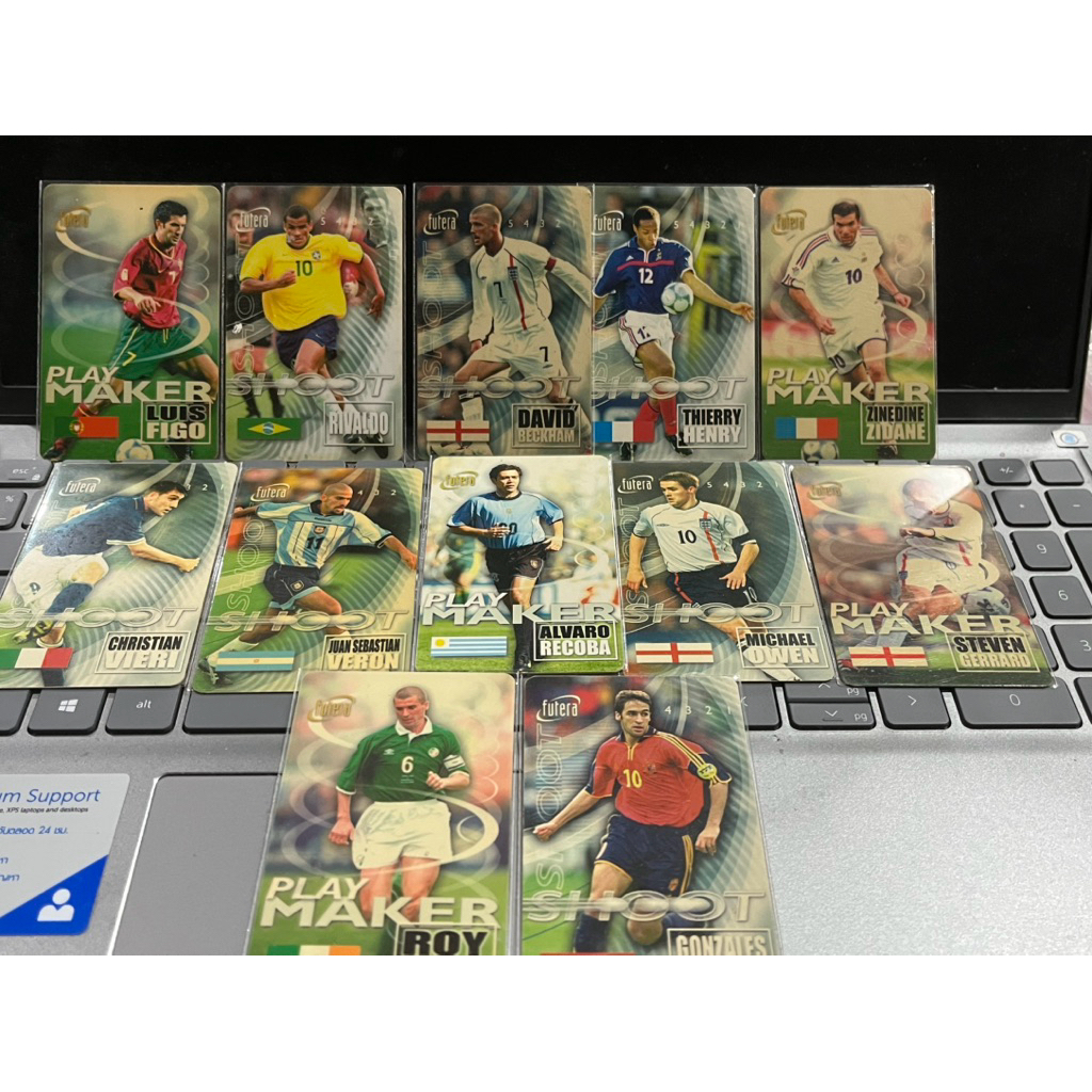 ยกเซ็ต 12 ใบ การ์ดสะสม Futera ปี 2004 บัตรเติมเงิน 1-2-CALL