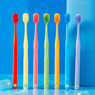Dr.RAY Compact CF Colorful แปรงสีฟัน 7สีสวยสดใส ขนนุ่มพิเศษ No.D53