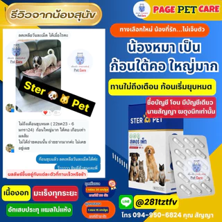 [STER PET ของแท้บริษัท ] 1 แถม 1 (30 แคปซูล ) เสริมภูมิ ต้านมะเร็ง ลดเนื้องอก แผลเรื้อรัง หมาแมว มีส่งด่วน