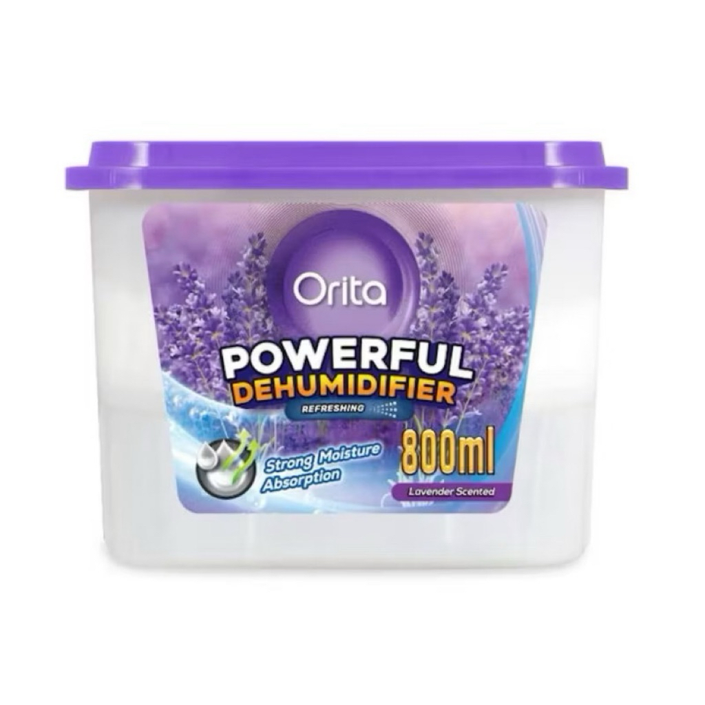 [new 800 ml] Orita กล่องดูดความชื้น ลดกลิ่นอับ โอริต้า ORITA dehumidifer ช่วยในการดูดซับกลิ่นไม่พึงป