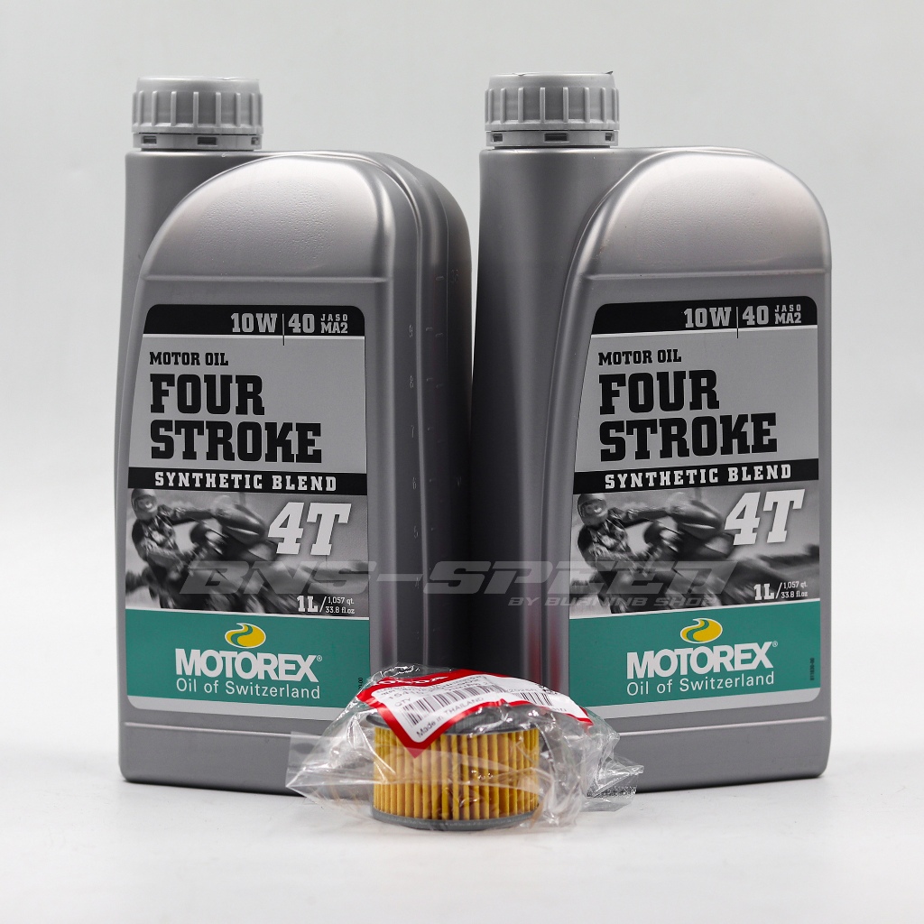 ชุดถ่ายน้ำมันเครื่อง CRF250/300 (Motorex 10w40,15w50) คุณภาพสูง