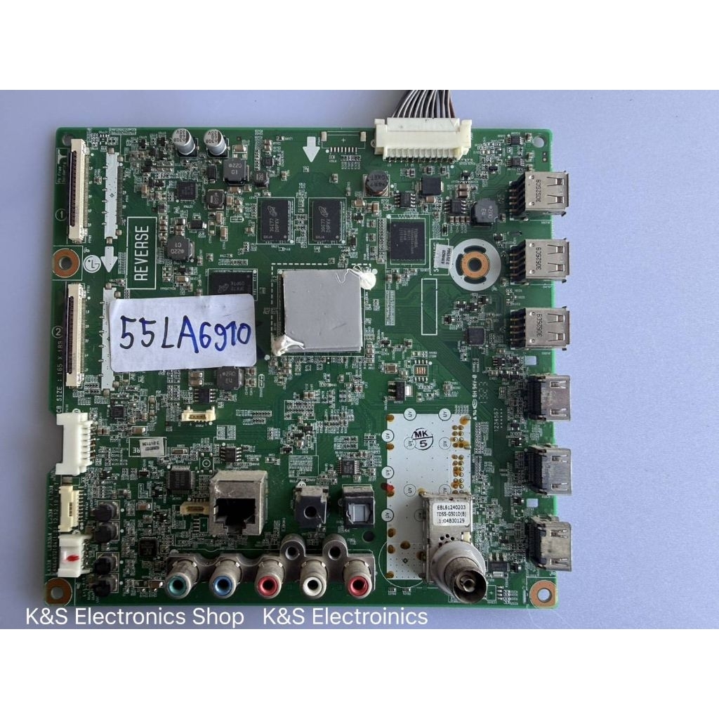 Mainboard LG  55LA6910 , 42LA6910 , 47LA6910 พาร์ท  EAX64872104 อะไหล่แท้/ของถอดมือสอง รับประกันสินค