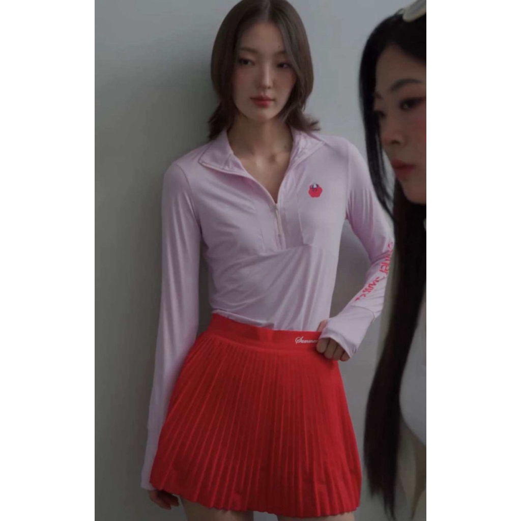 SUMMER SWING Emma Pleated Skort (กระโปรงกางเกง พลีท สีแดง น้ำเงิน ครีม)