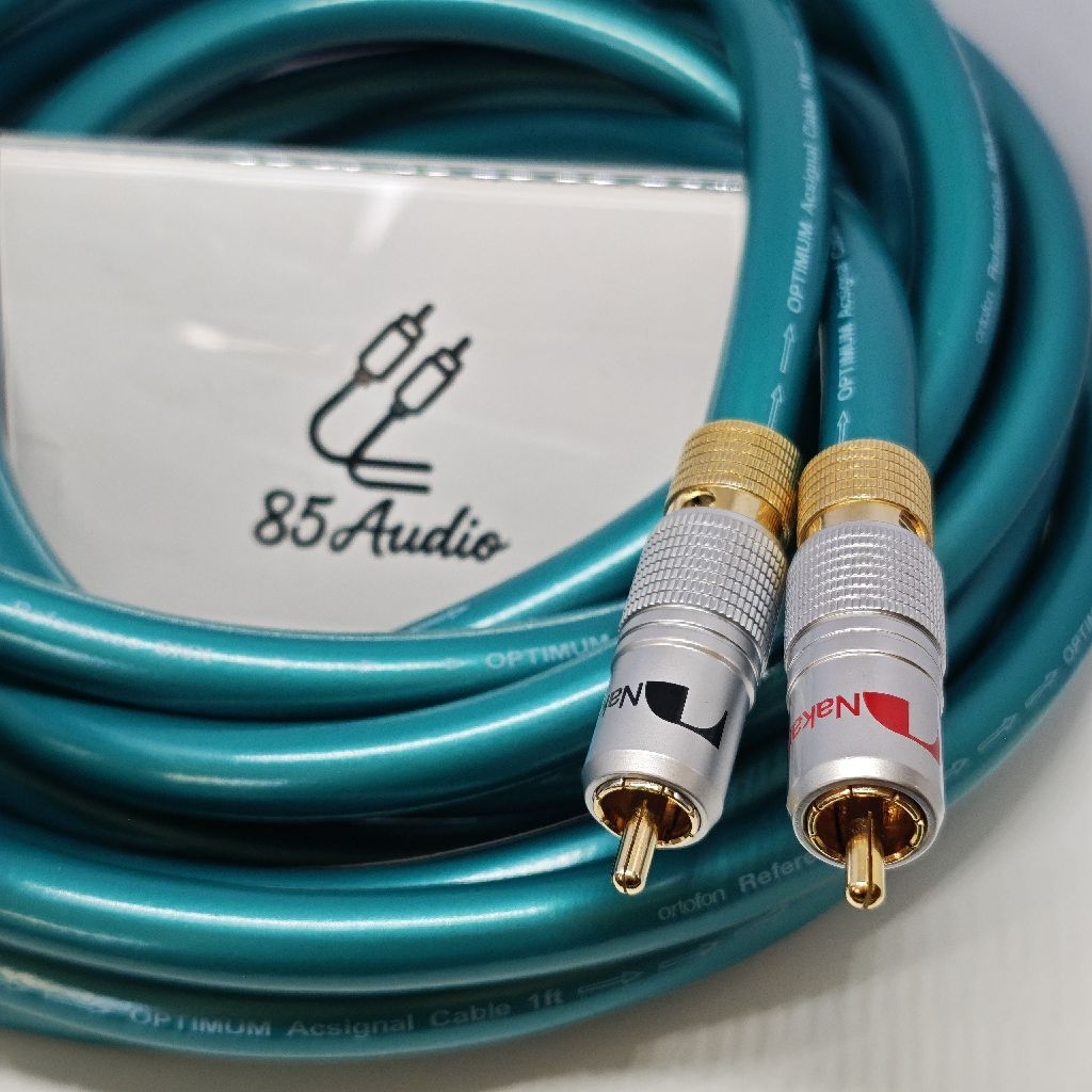 สายสัญญาณ RCA ORTOFON Reference 8NX ( ราคาต่อ 2 เส้น ) เข้าหัว Nakamichi ให้เสียงเต็มอิ่มในทุกย่านเสียง!! ราคา ถูกที่สุด ดีลบีเคเค แกลเลอรีภาพที่ 4
