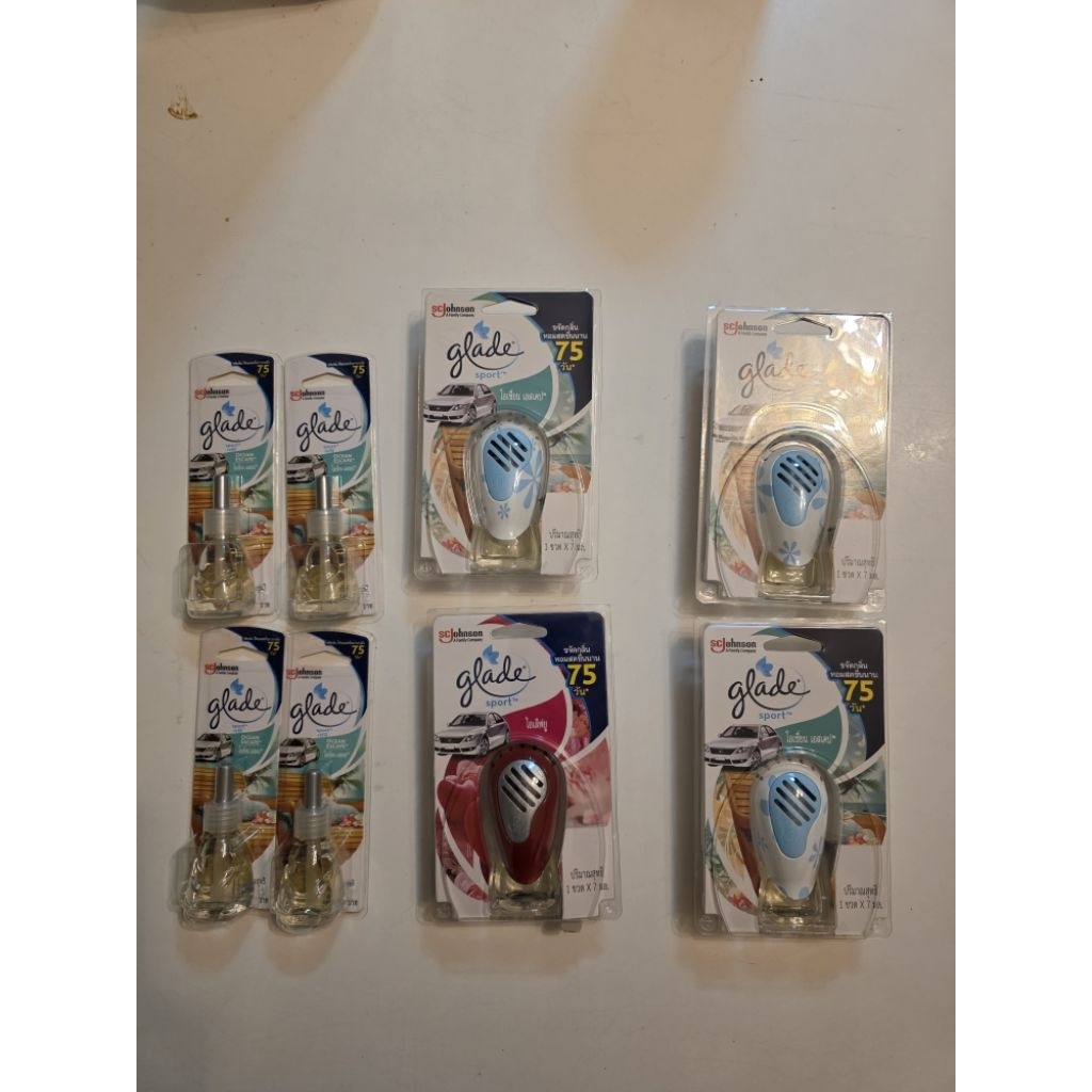 น้ำหอมปรับอากาศในรถยนต์ Glade Sport 7มล. กลิ่นใหม่ ของแท้ พร้อมส่ง