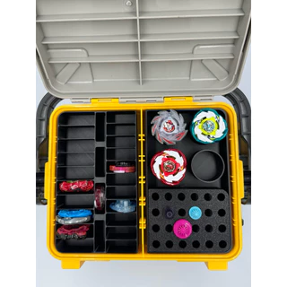 ถาดจัดระเบียบ Beyblade x ใช้กับกล่องตกปลา เลือกสีได้ ทักข้อความ (เฉพาะถาด)