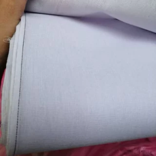 ผ้าขาวริมเขียว ผ้าพิธี Cotton 100% ตราแหม่มแดง 30 หลา ผ้าดิบพรีเมียม สำหรับงานพิธี งานผ้า พร้อมส่ง
