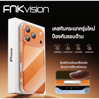 [ FNKvisionกันกระแทกใส] เคส iphone 13 Air 11 17ProMax 12 17Pro 16Promax 16 12Promax 17E 15 14Proเคสใสป้องกัน