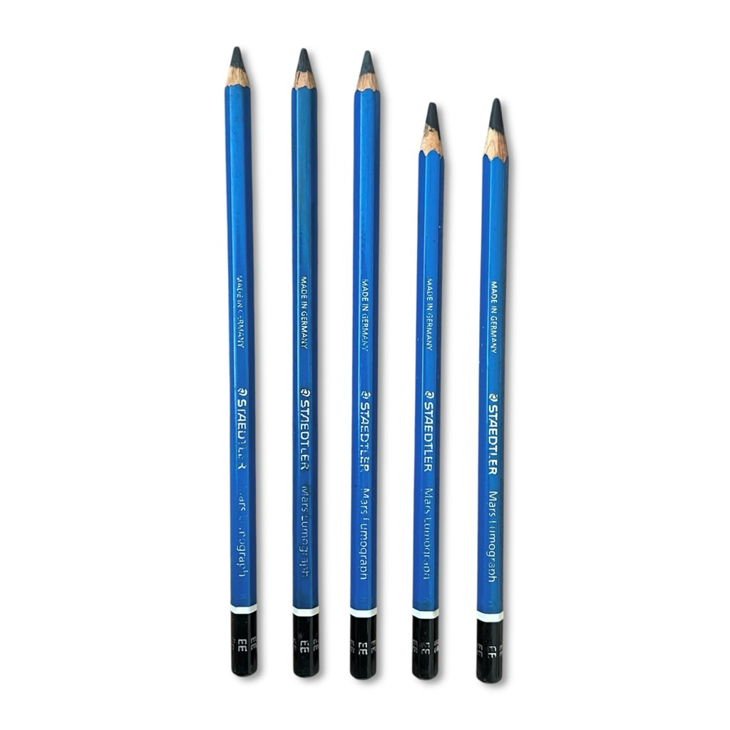 [พร้อมส่ง] STAEDTLER ดินสอ EE ดินสอแรเงา สเก็ตช์ วาดภาพ (5 แท่ง)