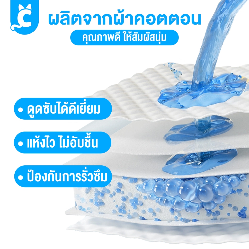 [ส่งฟรี🇹🇭] CleverPet ผ้าอ้อมสัตว์เลี้ยง ผ้าอ้อมสุนัข แห้งไว ผ้าอ้อมน้องหมา แพมเพิสสุนัข Dog Diapers - รูปที่ 5