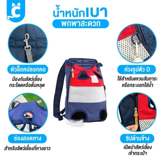 [ส่งฟรี🇹🇭] Doglemi กระเป๋าหมาและแมว เป้สะพายหลังใส่สุนัข สัตว์เลี้ยง Pet Carrier CleverPet