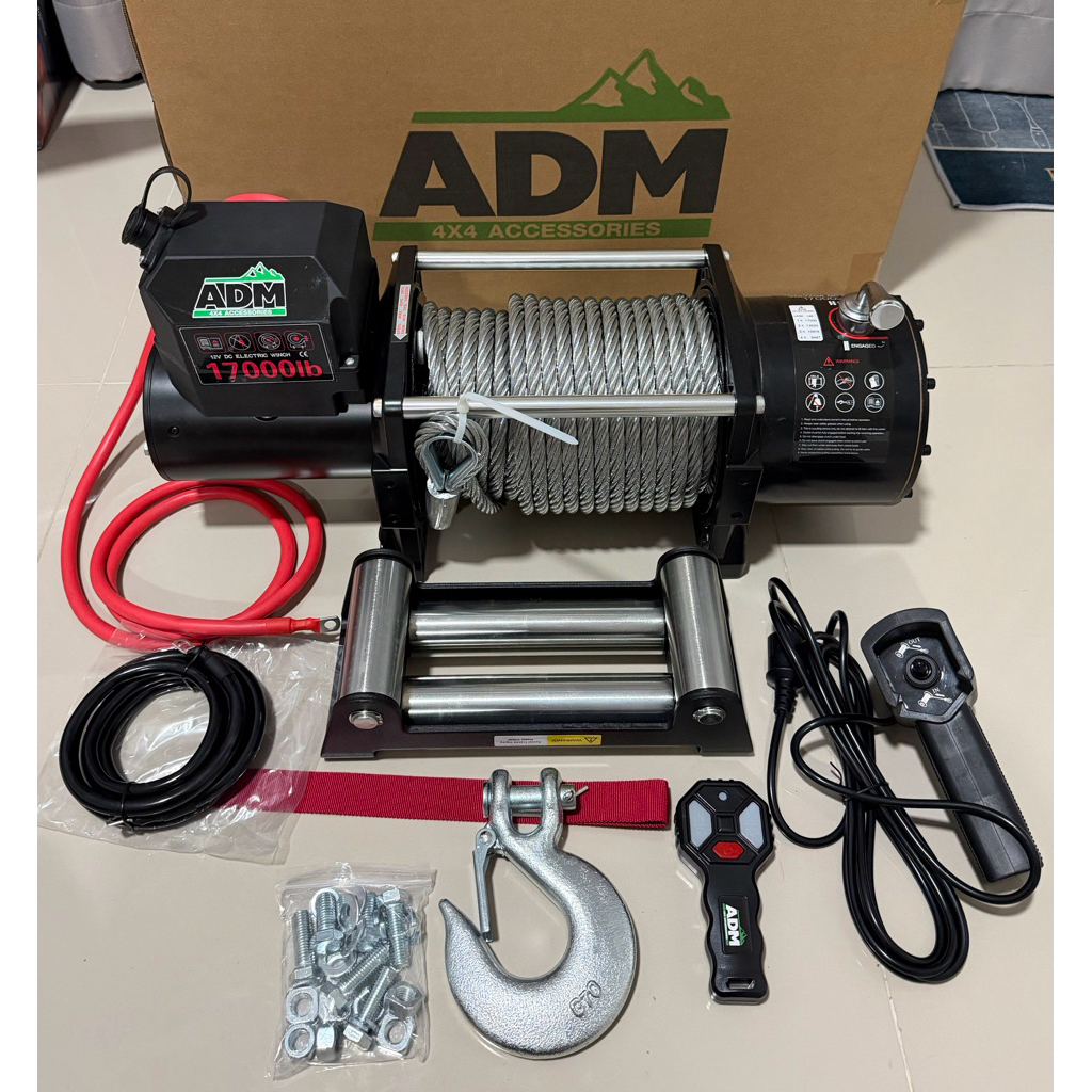วินซ์ไฟฟ้า ADM 17,000ปอนด์ 7.7ตัน 12/24V