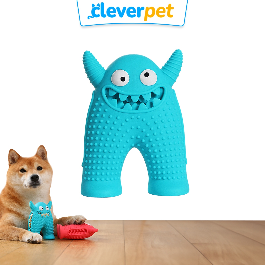 [ส่งฟรี ] CleverPet ของเล่นสุนัข Monster ยางกัดสุนัข แข็งแรง ของเล่นหมา Dog Toy