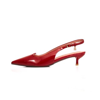 O&B รองเท้าส้นสูงหนังวัวแท้ รุ่น QUEEN HEELS IN RED HEART-11…