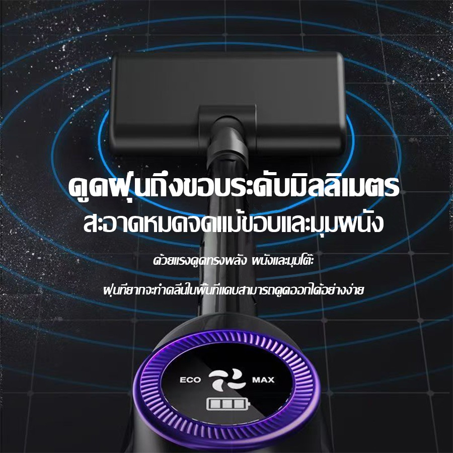【รับประกัน 7 ปี】ที่ดูดฝุ่นไร้สาย ใช้งานนานเป็นพิเศษ ที่ดูดฝุ่นแบบพกพา เครื่องดูดฝุ่นไร้สาย Vacuum Cleaner - รูปที่ 7