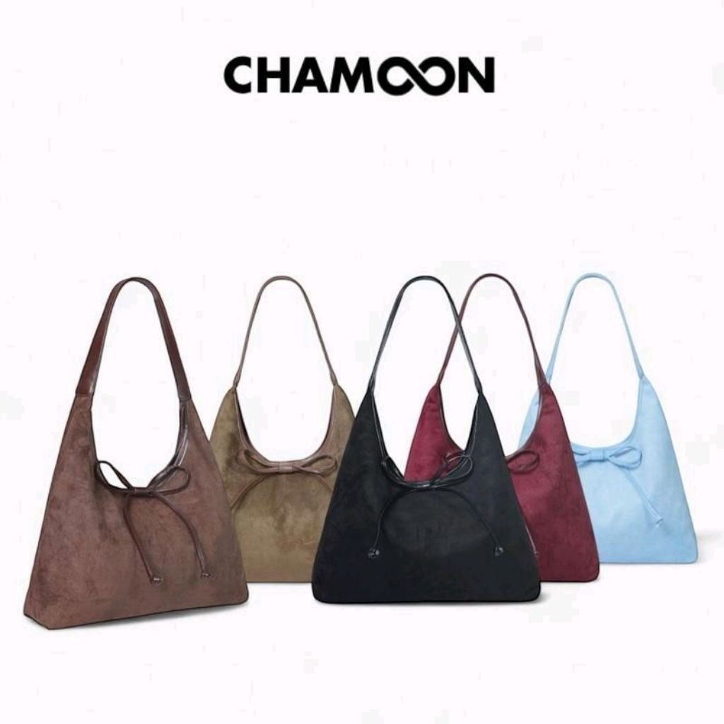 CHAMOON รุ่น CM5923 กระเป๋าสะพายไหล่ใส่ IPad ได้ ผ้ากำมะหยี่ สวยหรูดูแพง สไตล์เกาหลี