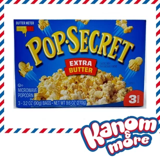 🍿 PopSecret 🍿 (ป๊อปซีเคร็ต) [Exp:1/2027] ไมโครเวฟป๊อปคอร์น ผลิตจากเมล็ดข้าวโพดแท้ นำเข้าจากอเมริกา