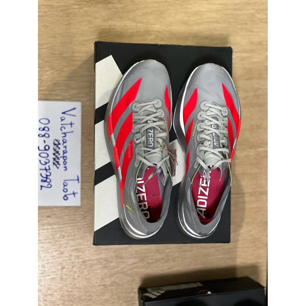 📍[พร้อมส่งจากไทย🇹🇭][มีส่งด่วนถึงในวัน🚛] รองเท้าวิ่ง Adidas Adizero PRO4 OG มือ1 ของแท้ 100% - รูปที่ 5