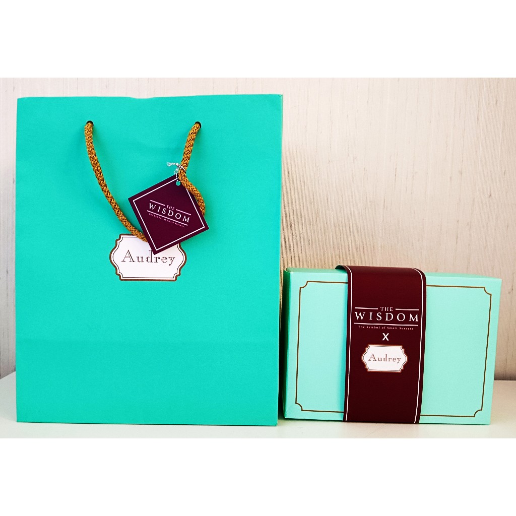 💚❤️ THE WISDOM KBANK x Audrey❤️💚ชุดเซ็ทถุงและกล่อง Audrey x THE WISDOM ธนาคารกสิกรไทย💚