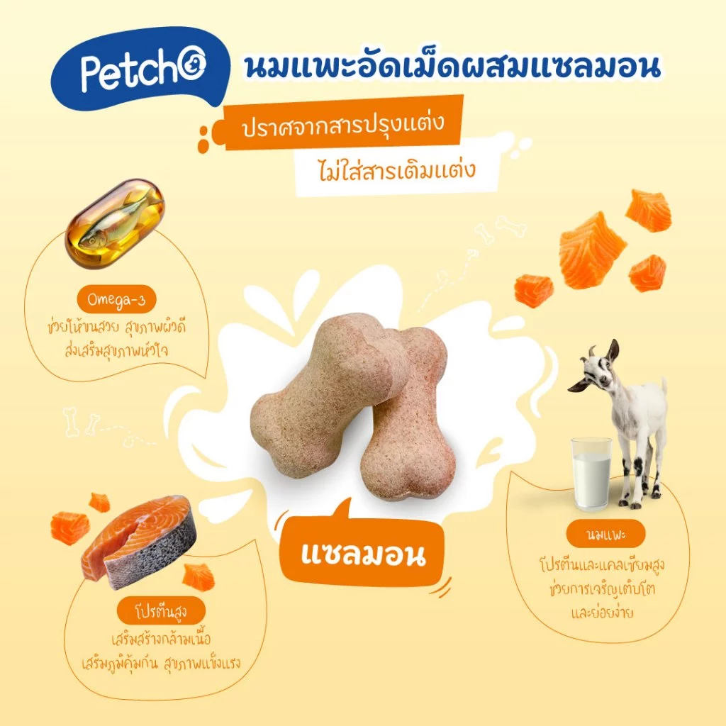 Petcho ขนมนมแพะสุนัข เม็ดเล็ก/สติ๊ก ครบ 4 แบบ thumbnail 9