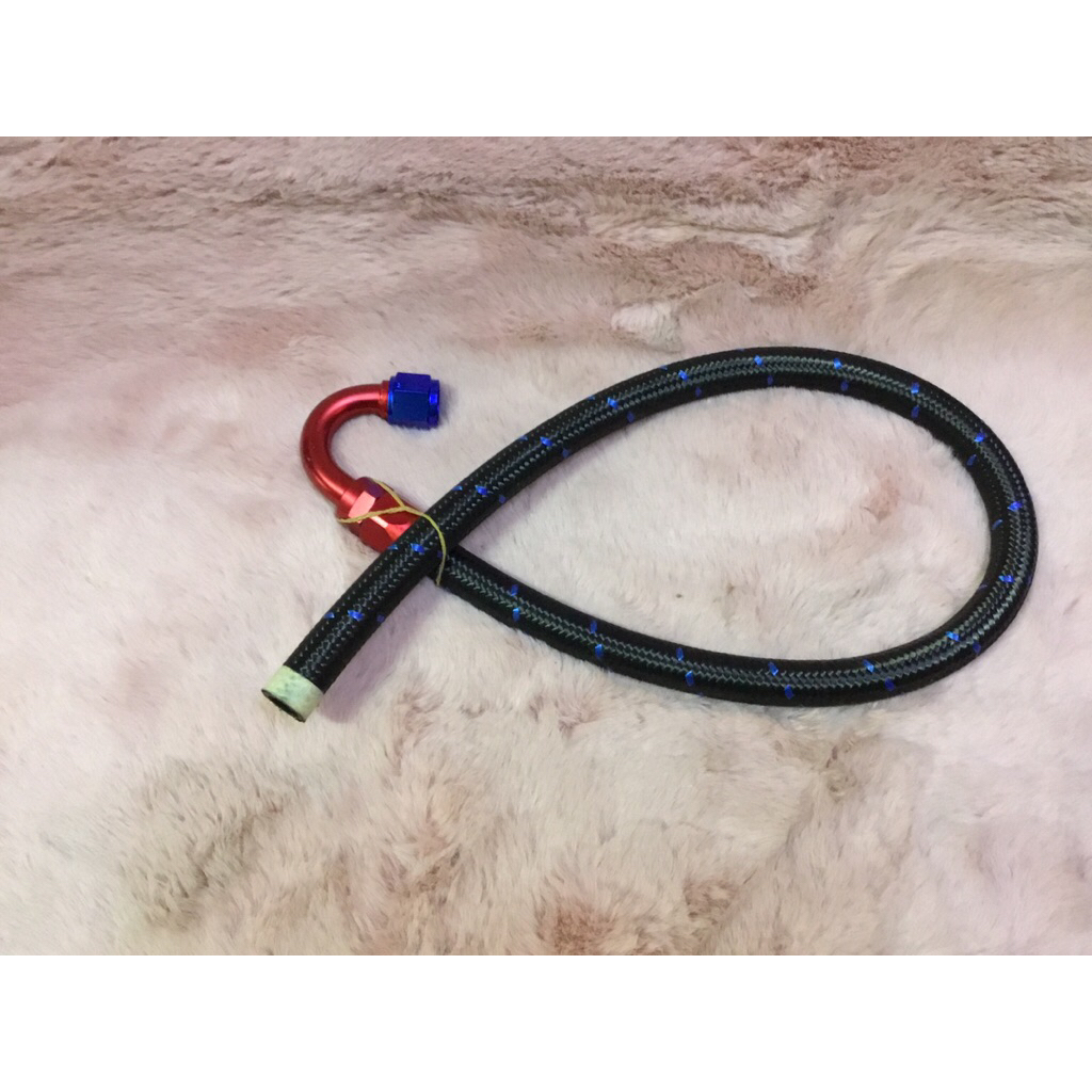 สายระบายไอจั๊มหัวฟิตติ้งเเล้วan10สายถักผ้ายาว1เมตร - รูปที่ 3