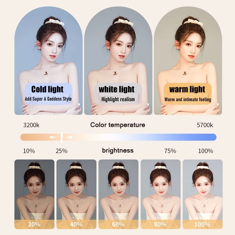 ไฟถ่ายรูป 500W LED Light ไฟไลฟ์สด ไฟสตูดิโอ with 65cm Lantern Softbox Stand Studio Live Stream Photo Video Lighting Kits