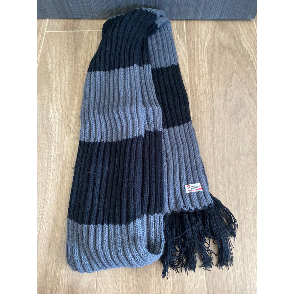 ผ้าพันคอ คุณผู้ชาย ไหมพรม Beams boy wear💯🇯🇵