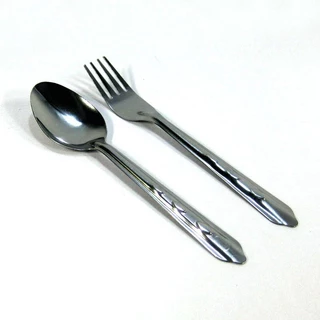 Rocket (ตราจรวด) ช้อนส้อม (12คู่) ช้อนยาว ช้อนคู่ ช้อนสแตนเลส
