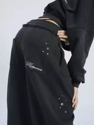Call Me / Hoodie & Long Sweat Pant / Charcoal ( เสื้อฮู้ดดี้และกางเกงสเวตแพนท์ )