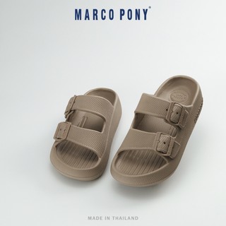 Marco Pony รองเท้า แตะ พื้น หนา สายคาดปรับระดับได้ รองเท้าแตะผู้หญิงแฟชั่น รองเท้าฟองน้ำ MH9035