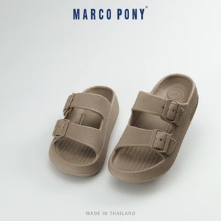 Marco Pony รองเท้า แตะ พื้น หนา สายคาดปรับระดับได้ รองเท้าแตะผู้หญิงแฟชั่น รองเท้าฟองน้ำ MH9035